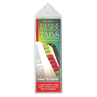 Picture of Verse Finder Bible Tabs - Horizontal Rainbow