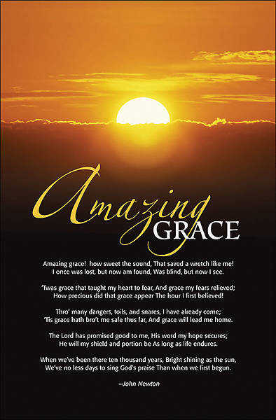 Picture of Amazing Grace General Worship Bulletin