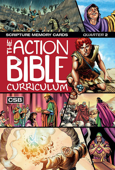 Picture of The Action Bible Scripture Memory Cards CSB Winter