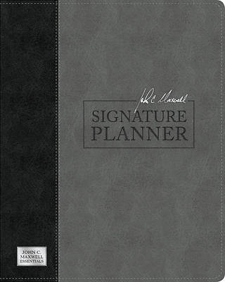 Picture of John C. Maxwell Signature Planner (Gray/Black Leatherluxe(r))