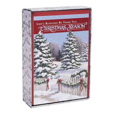 Picture of God's Blessing Christmas Cards Box of 18