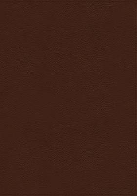 Picture of Kjv, Thompson Chain-Reference Bible, Genuine Leather, Calfskin, Brown, Art Gilded Edges, Red Letter, Thumb Indexed, Comfort Print