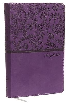 Picture of NKJV, Deluxe Gift Bible, Imitation Leather, Purple, Red Letter Edition