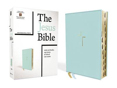 Picture of The Jesus Bible, NIV Edition, Leathersoft, Blue, Indexed, Comfort Print