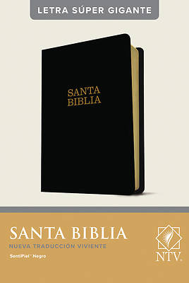 Picture of Santa Biblia Ntv, Letra Súper Gigante (Letra Roja, Sentipiel, Negro, Índice)