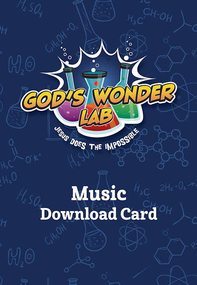 Picture of Vacation Bible School VBS 2022 God's Wonder Lab Music Download Card