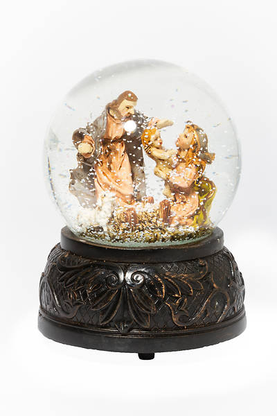Picture of Holy Family Musical Water Globe