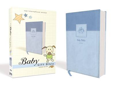 Picture of NIV Baby Gift Bible, Holy Bible, Leathersoft, Blue, Red Letter Edition, Comfort Print