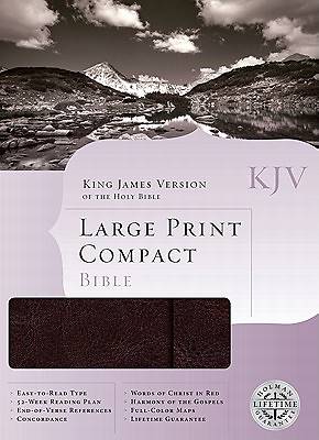 Picture of KJV Large Print Compact Reference Bible - Snap-Flap