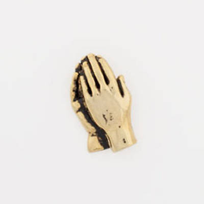 Picture of Gold Plated Lapel Pin - Praying Hands