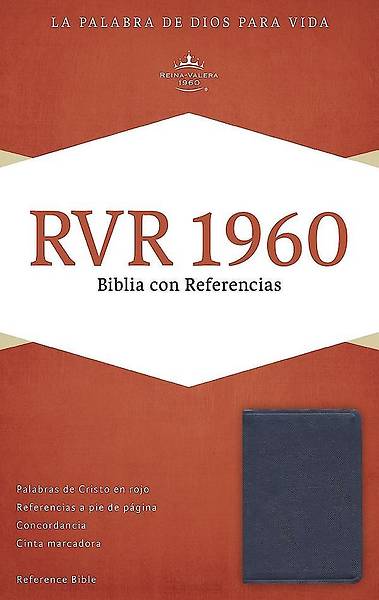 Picture of Rvr 1960 Biblia Con Referencias, Azul Zafiro, Simulacion Piel