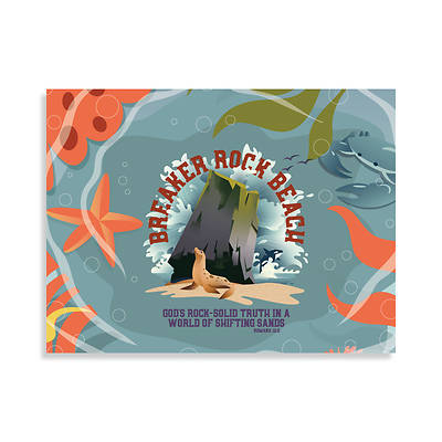 Picture of Vacation Bible School VBS 2024 Breaker Rock Beach PK10 Notecards