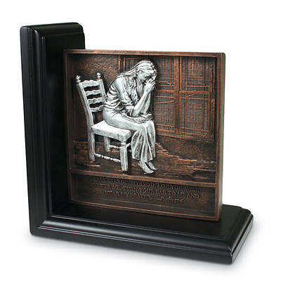 Picture of Praying Woman Bookend Plaque