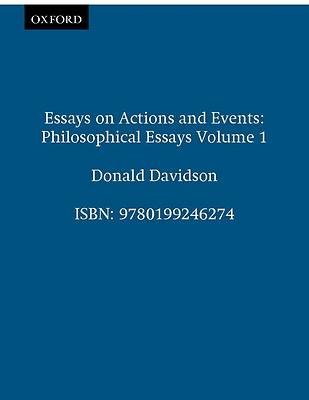 Picture of Essays on Actions and Events