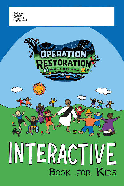 Picture of Vacation Bible School VBS 2023 Operation Restoration Interactive Kids Book