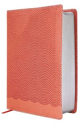 Picture of Nirv, Giant Print Compact Bible, Leathersoft, Peach, Comfort Print