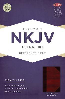 Picture of NKJV Ultrathin Reference Bible, Classic Mahogany Leathertouch