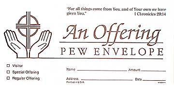 Picture of (An Offering) Offering Envelope Large (package of 500)