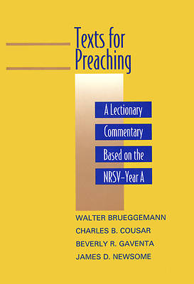 Picture of Texts for Preaching Year A