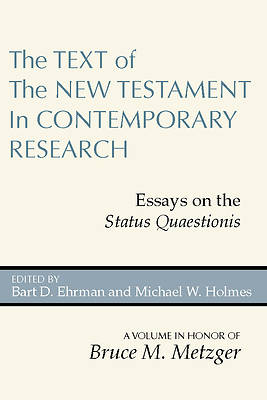 Picture of The Text of the New Testament in Contemporary Research