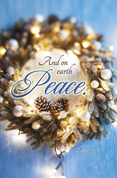 Picture of And On Earth Peace Christmas Regular Size Bulletin