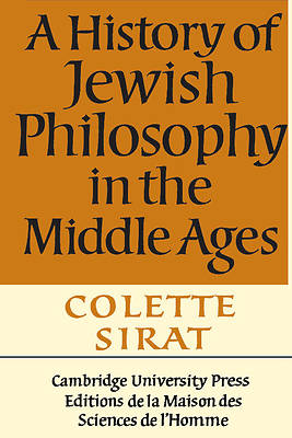 Picture of A History of Jewish Philosophy in the Middle Ages