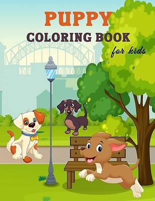 Picture of Puppy Coloring Book for Kids