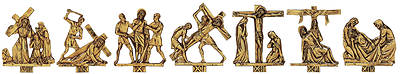Picture of Koleys K379G 24K Gold Plated Stations of the Cross