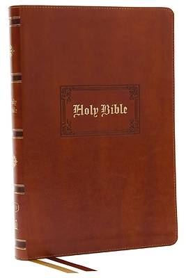 Picture of KJV Bible, Giant Print Thinline Bible, Vintage Series, Leathersoft, Tan, Red Letter, Comfort Print