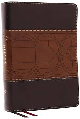 Picture of NKJV Study Bible, Leathersoft, Brown, Full-Color, Comfort Print