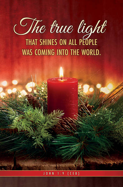 Christmas The True Light that Shines Bulletin