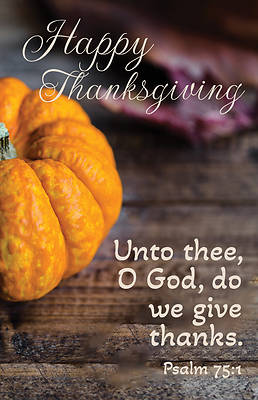 Picture of Thanksgiving Bulletin