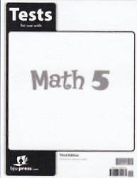 Picture of Math 5 Tests 3rd Edition