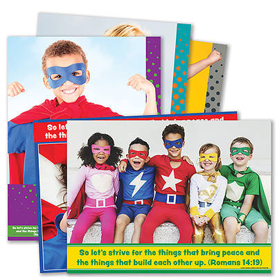 Picture of Vacation Bible School (VBS) Hero Hotline Decorating Poster Pak