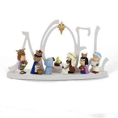 Picture of Peanuts Lighted Nativity