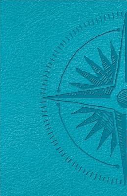 Picture of CSB Heart of God Teen Study Bible Teal, Compass Design Leathertouch
