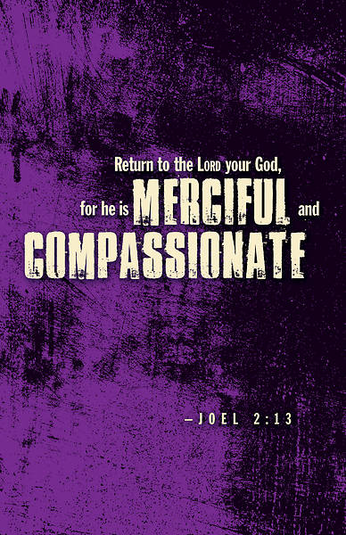 Picture of Merciful and Compassionate Lenten Bulletin (Pkg of 50)