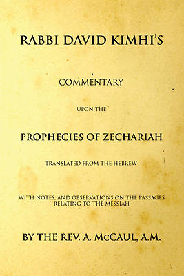 Picture of Commentary Upon the Prophecies of Zechariah