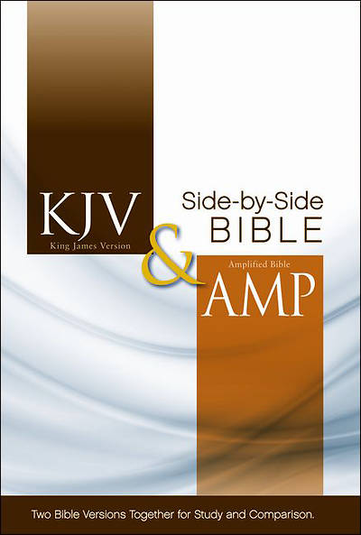 Picture of King James Version and Amplified Side-By-Side Bible