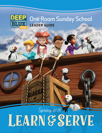 Picture of Deep Blue Kids Learn & Serve One Room Sunday School Extra Leader Guide Spring 2018