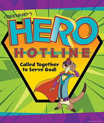 Picture of Vacation Bible School (VBS) Hero Hotline Large Logo Poster