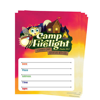 Picture of Vacation Bible School (VBS) 2024 Camp Firelight Small Promotional Posters (Pkg of 5)