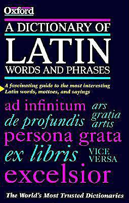 Picture of A Dictionary of Latin Words and Phrases