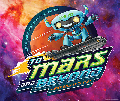 Picture of Vacation Bible School (VBS) To Mars and Beyond Large Logo Poster