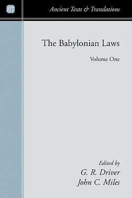 Picture of The Babylonian Laws 2 Volume Set