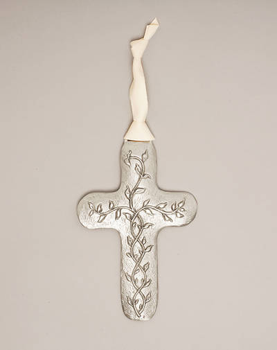 Picture of Pewter Vine Wall Cross