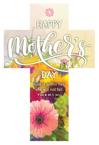 Picture of Cross Happy Mother's Day (non-matching) Bookmark