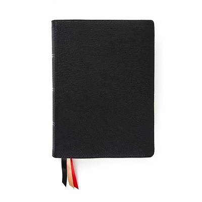 Picture of CSB Single-Column Wide-Margin Bible, Holman Handcrafted Collection, Premium Black Goatskin