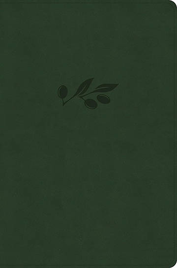 Picture of CSB Giant Print Reference Bible, Digital Study Edition, Olive Leathertouch