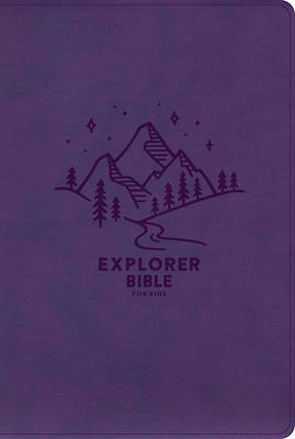 Picture of KJV Explorer Bible for Kids, Purple Leathertouch
